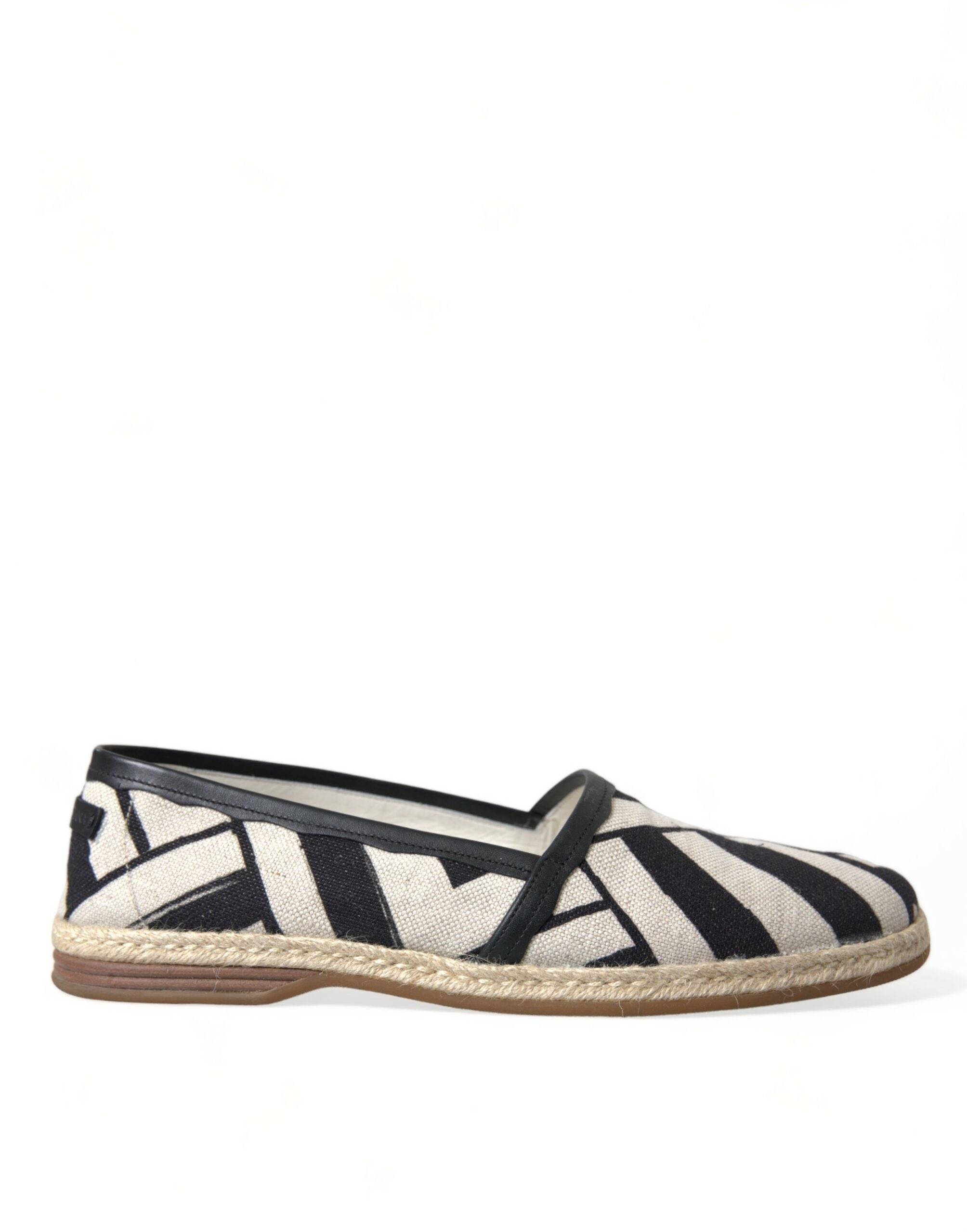 Dolce & Gabbana Chic Striped Luxury Leather Espadrilles - DEA STILOSA MILANO