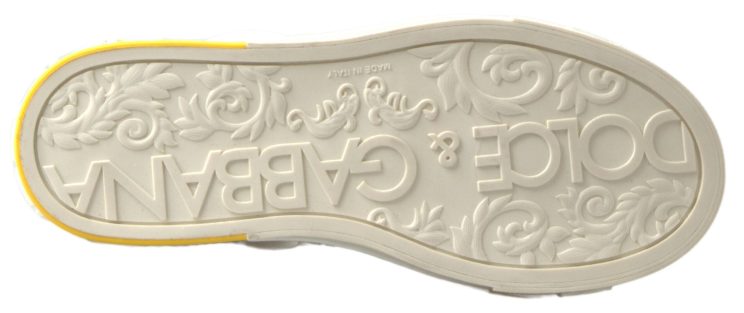 Dolce & Gabbana High-Top Perforated Leather Sneakers - DEA STILOSA MILANO