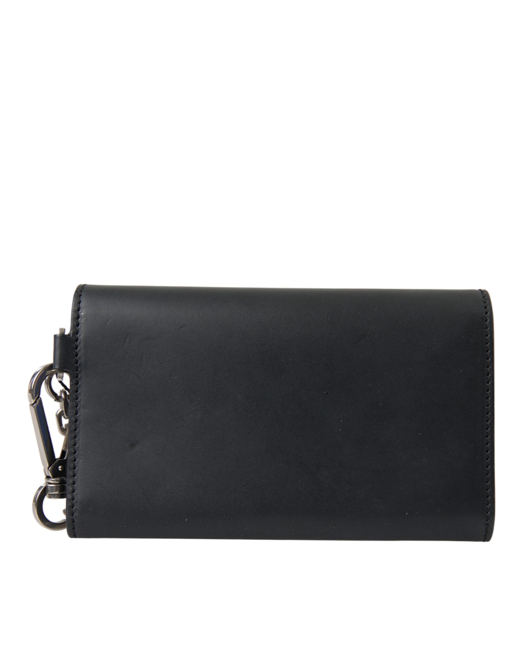 Dolce & Gabbana Elegant Black Leather Shoulder Bag - DEA STILOSA MILANO