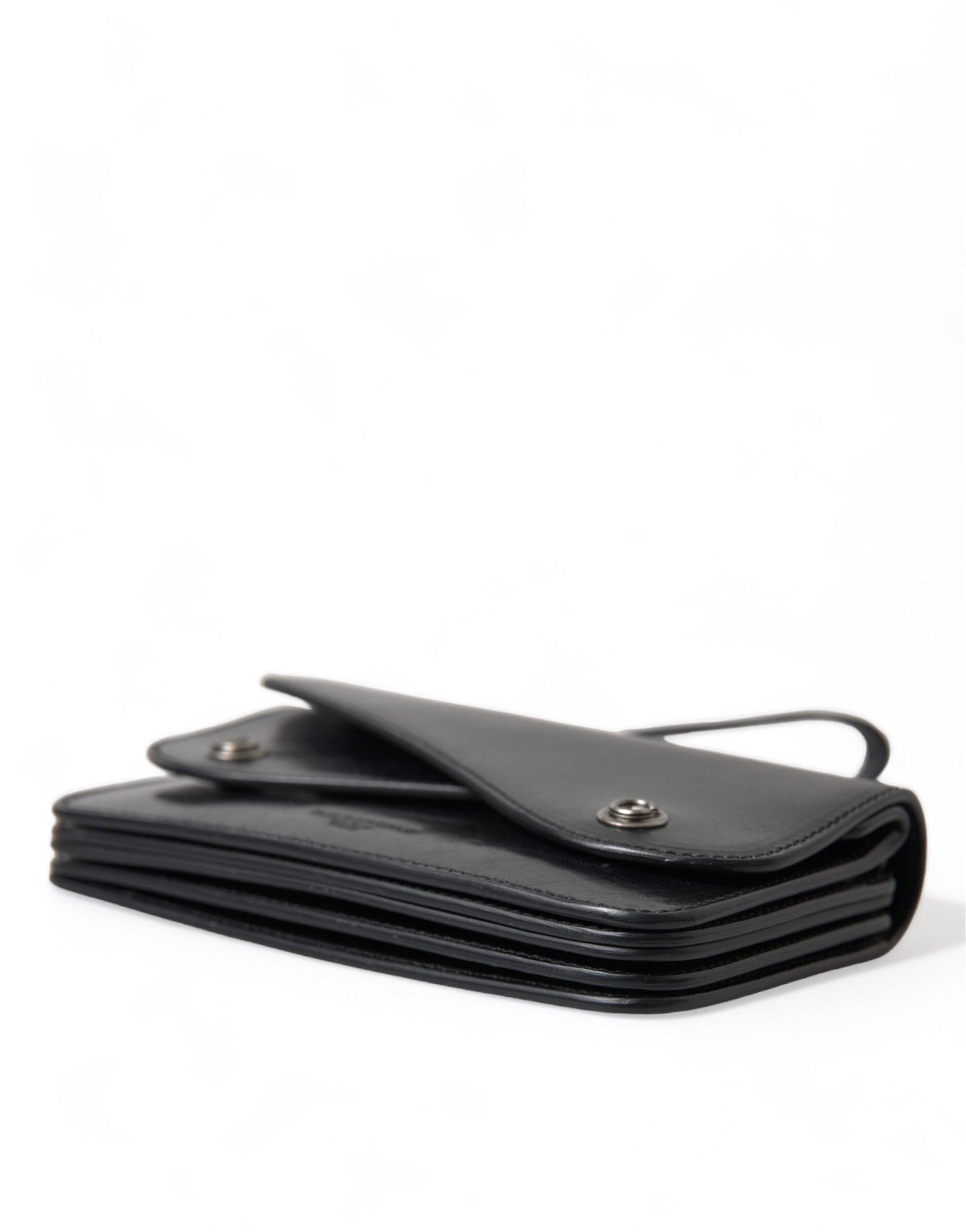 Dolce & Gabbana Sleek Black Leather Shoulder Bag - DEA STILOSA MILANO