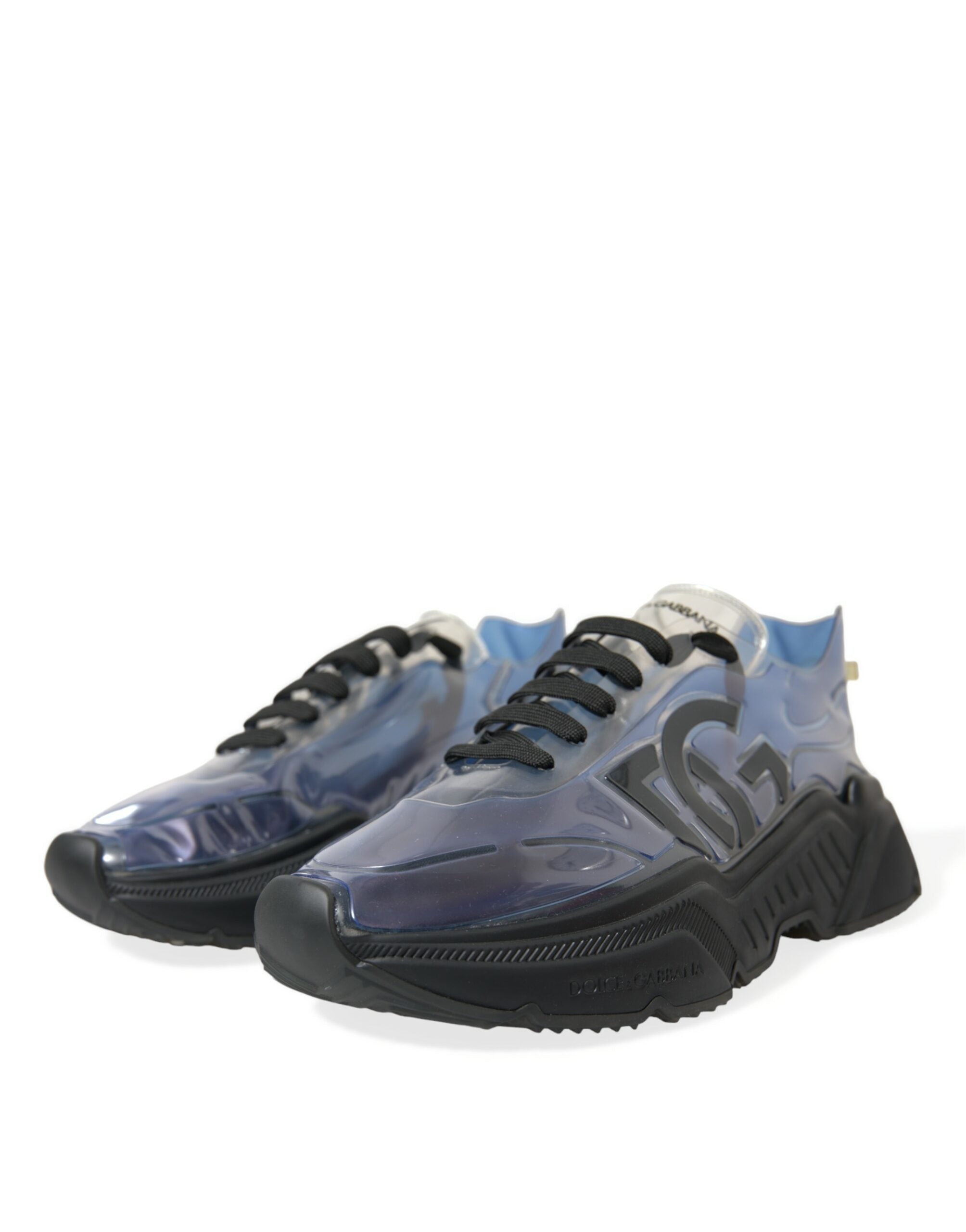 Dolce & Gabbana Elevate Your Style with Chic Blue Sneakers - DEA STILOSA MILANO