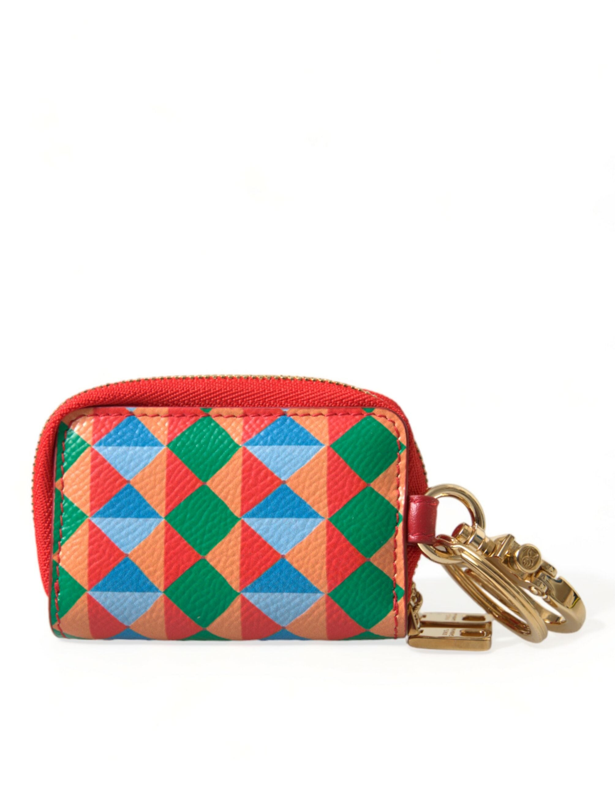 Dolce & Gabbana Multicolor Dauphine Leather DG Logo Coin Purse Wallet - DEA STILOSA MILANO