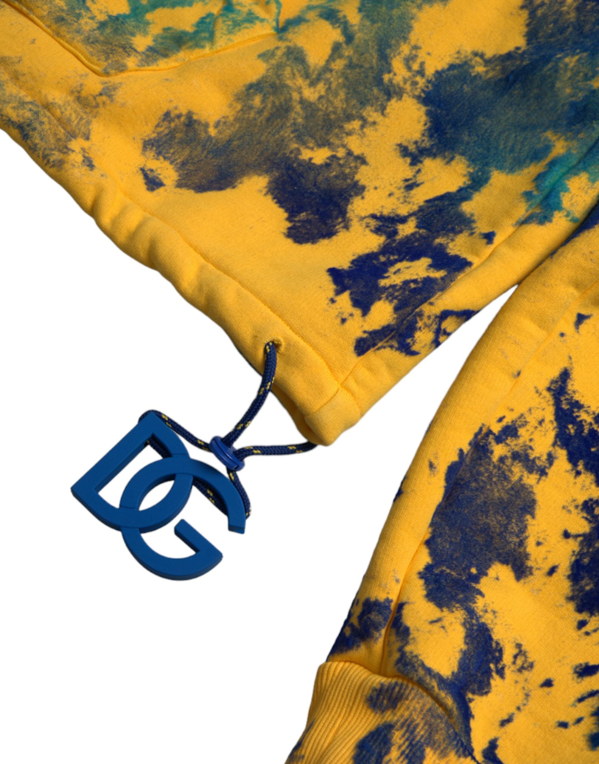 Dolce & Gabbana Elegant Multicolor Hooded Pullover Sweater - DEA STILOSA MILANO