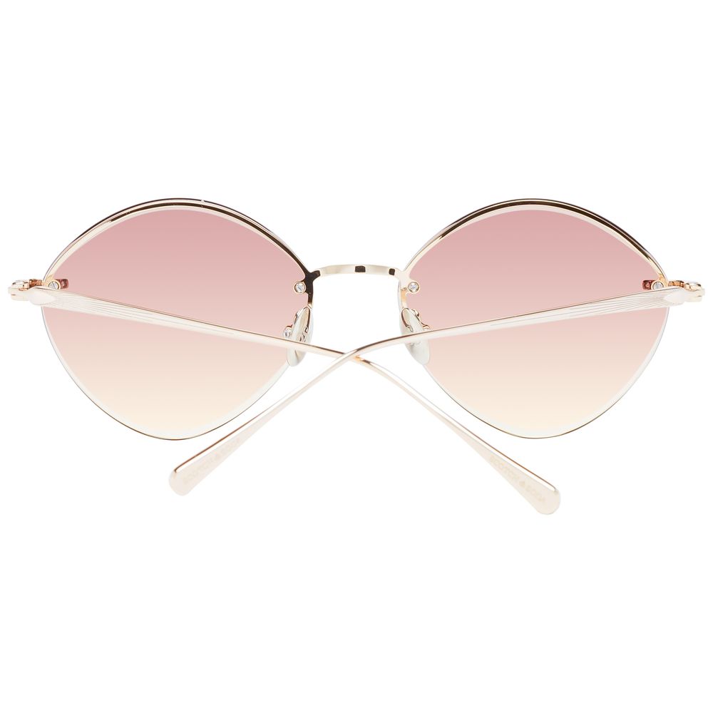 Scotch & Soda Gold Women Sunglasses - DEA STILOSA MILANO