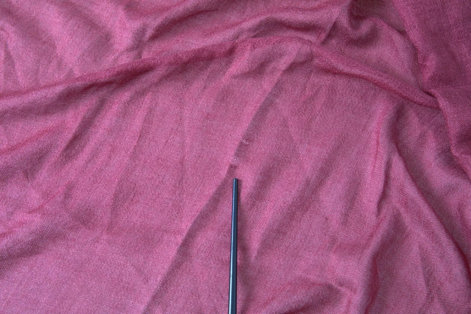 Dolce & Gabbana Maroon Cashmere Knit Wrap Shawl Fringe Scarf