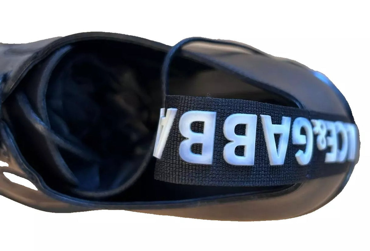 Discover the exquisite Dolce & Gabbana Black Leather Derby Dress Shoes, where artisanal craftsmanship meets timeless luxury, perfect for elevating any sophisticated ensemble.