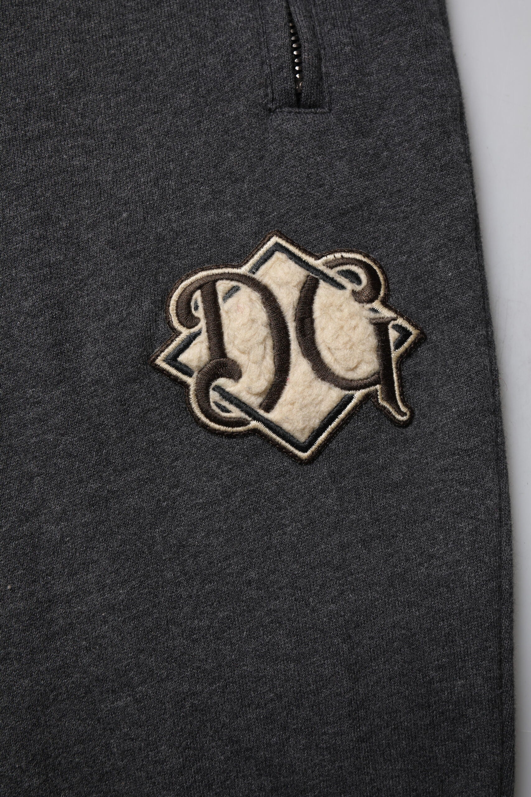 Dolce & Gabbana Dark Gray Logo Cotton Jogger Sweatpants Pants