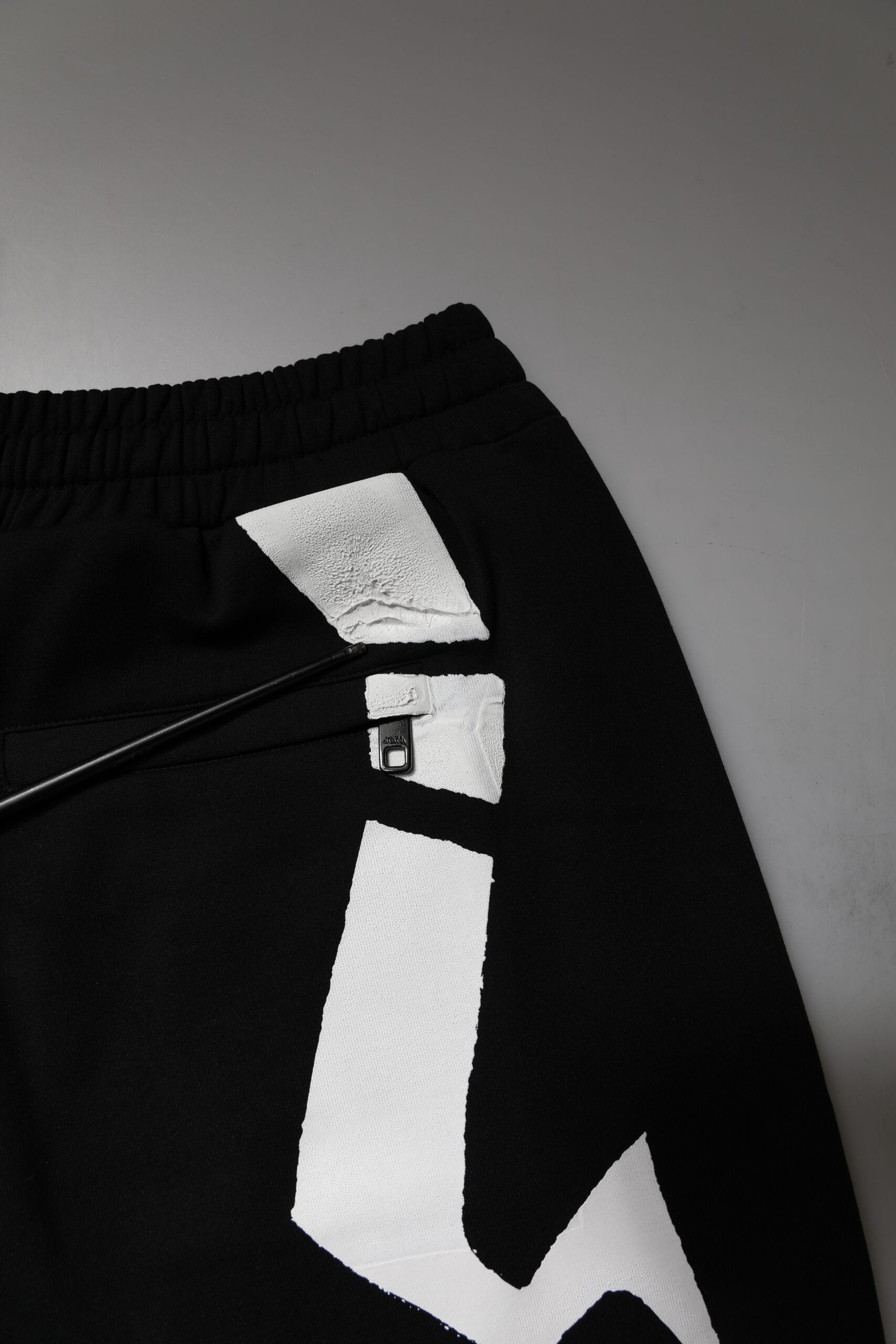 Dolce & Gabbana Black Logo Cotton Jogger Sweatpants Pants
