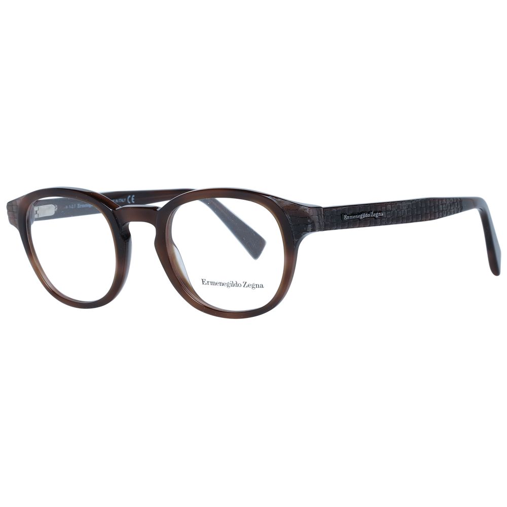Ermenegildo Zegna Brown Men Optical Frames - DEA STILOSA MILANO