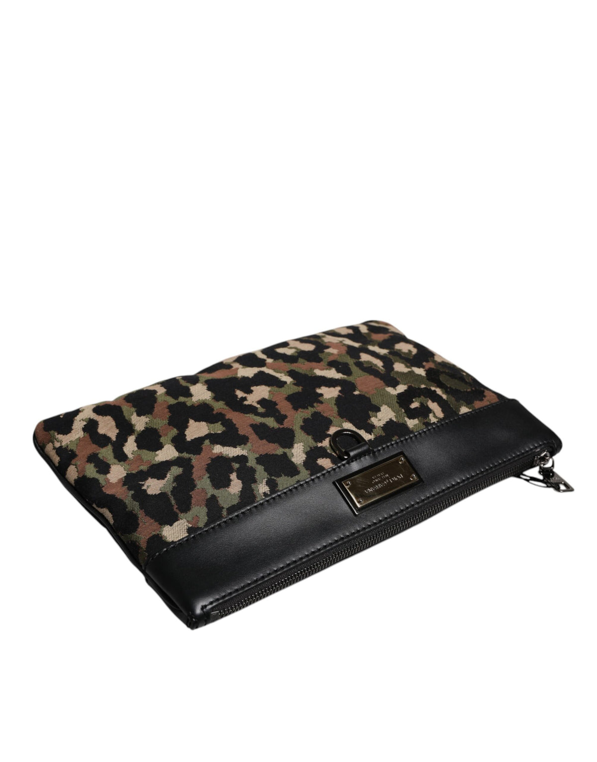 Dolce & Gabbana Multicolor Leopard Pouch Bag, Artisanal Luxury