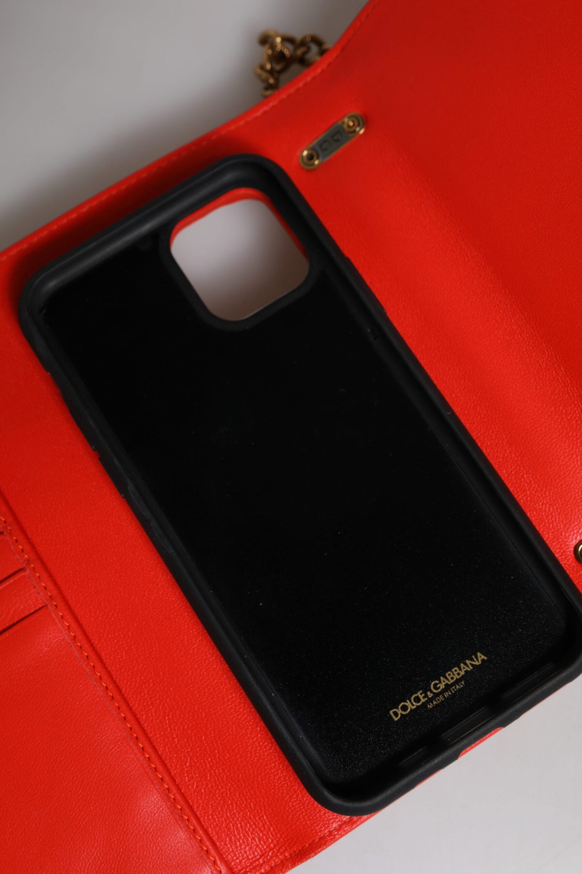 Dolce & Gabbana Red Quilted Devotion Crossbody Bag in Lamb Leather