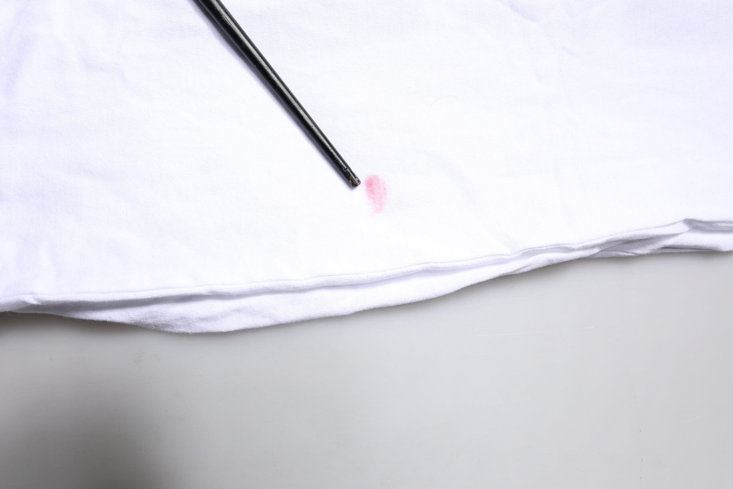 Dolce & Gabbana White Cotton Silk Blend Ascot Collar T-shirt