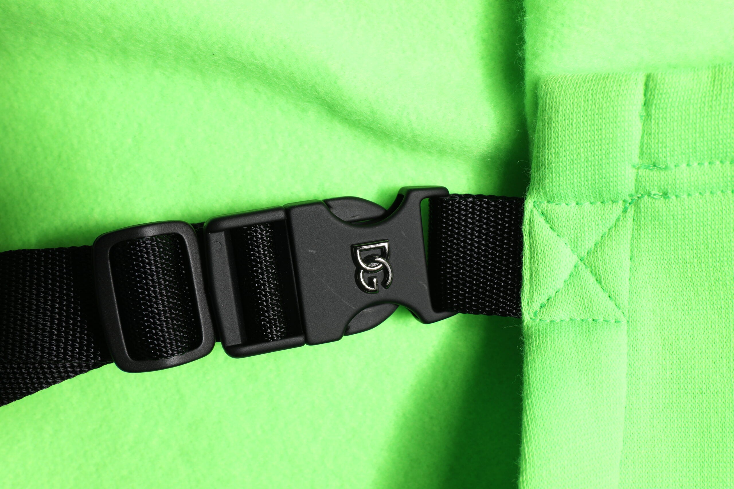 Dolce & Gabbana Green Polyester Hooded Sportswear Vest Sweater