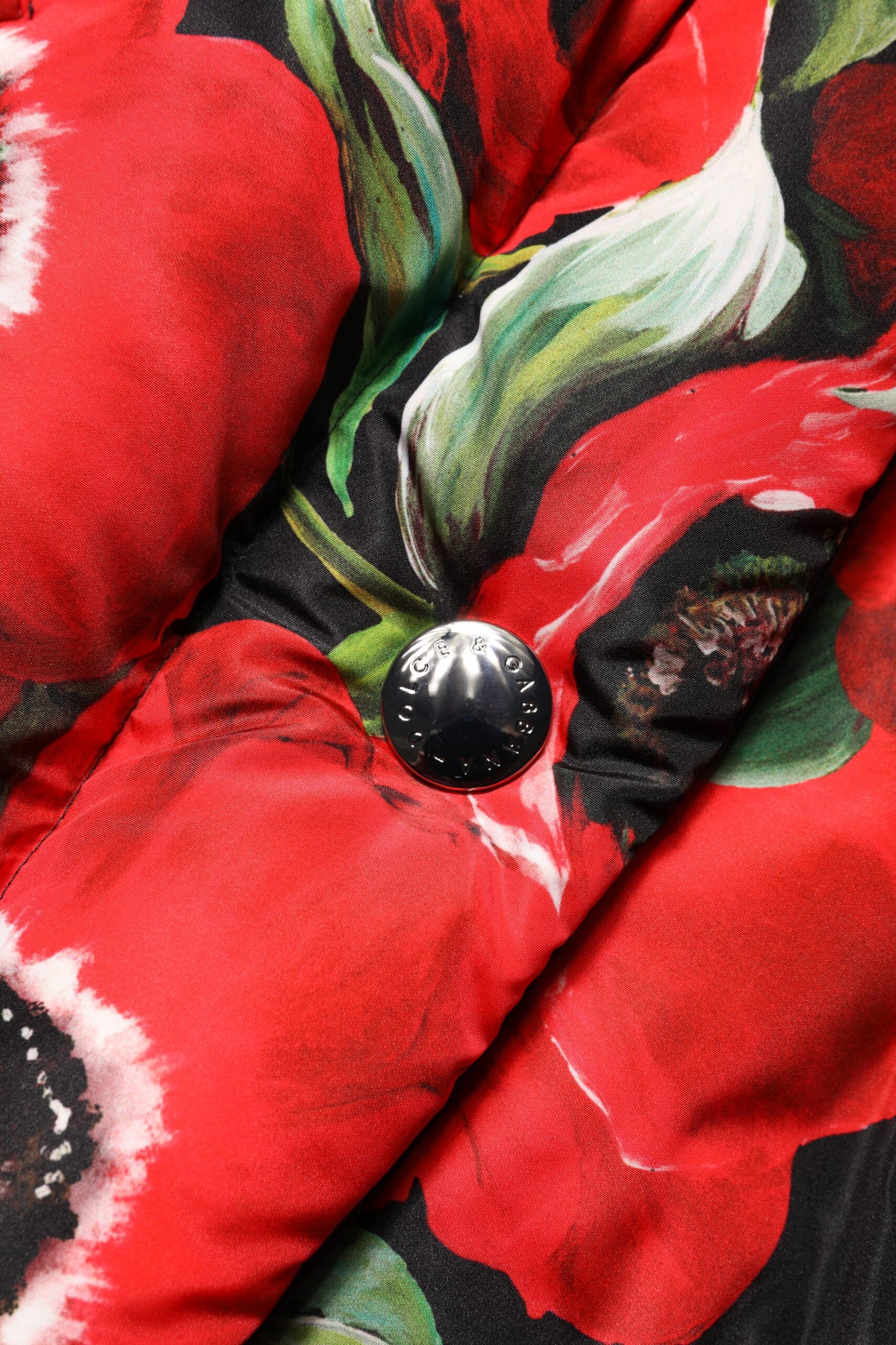 Dolce & Gabbana Multicolor Floral Full Zip Padded Jacket Luxury