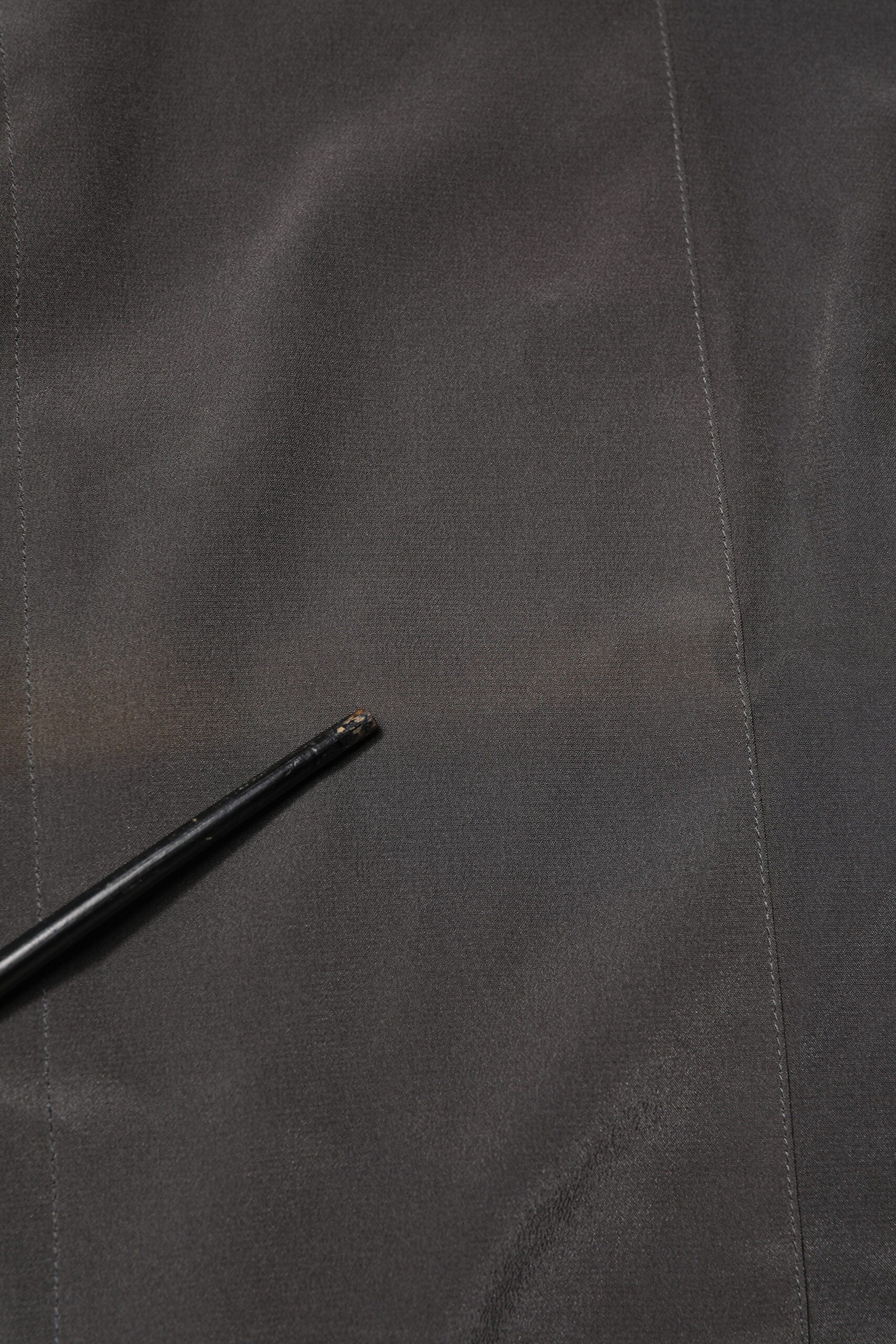 Dolce & Gabbana Dark Gray Silk GOLD Dress Formal Shirt