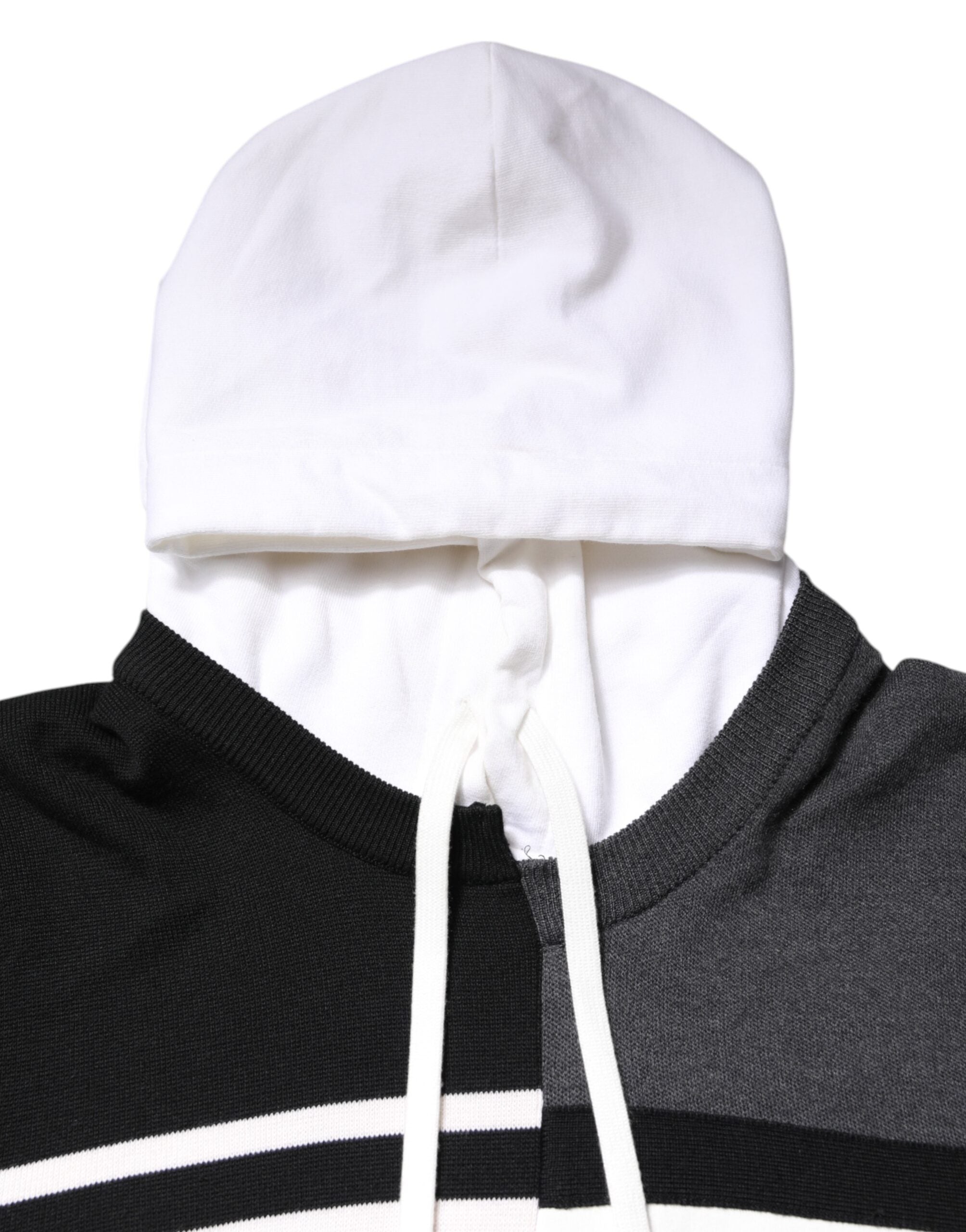 Dolce & Gabbana Multicolor Logo Pullover Hooded Sweater