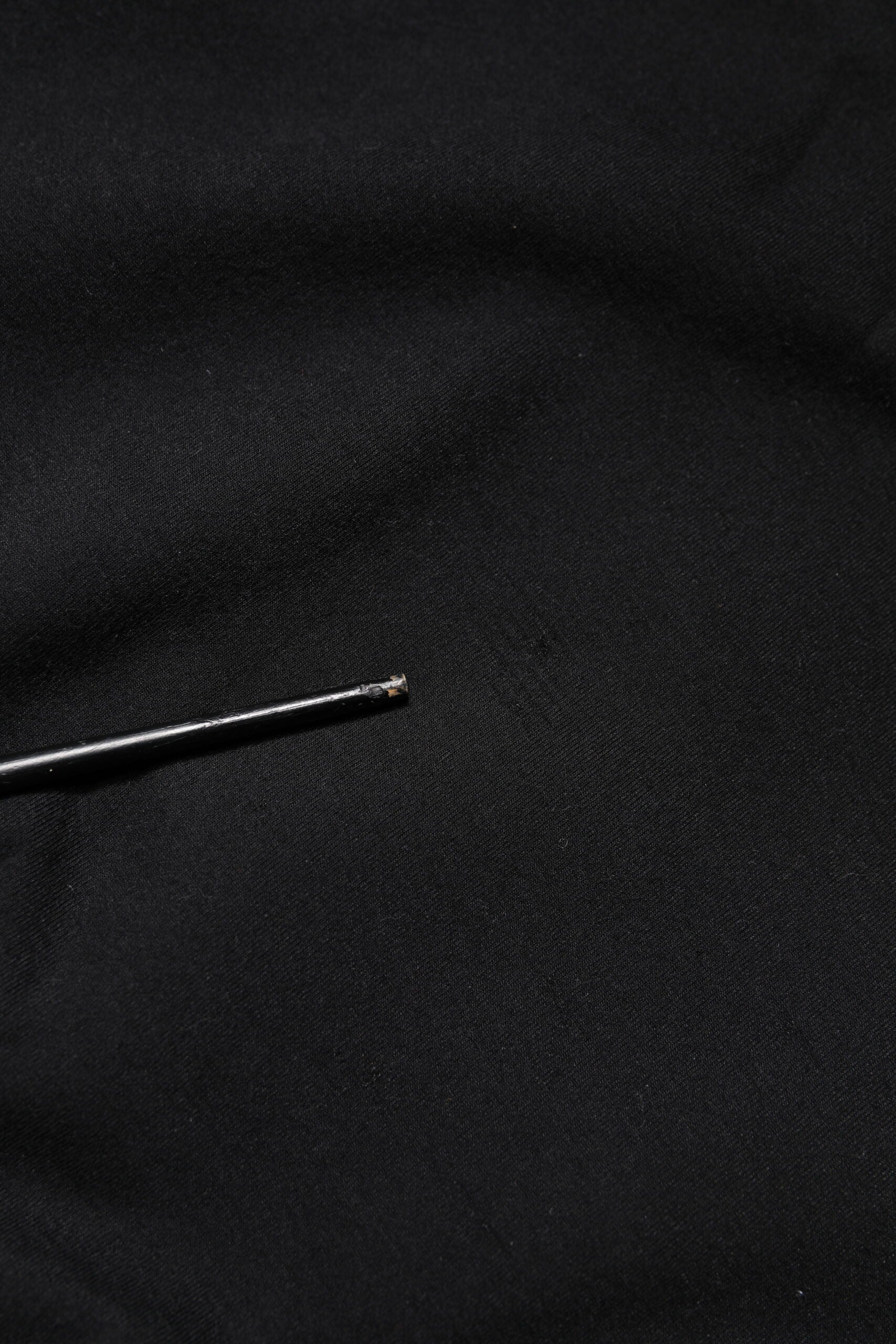 Dolce & Gabbana Black Embossed Logo Cotton Crew Neck Sweater