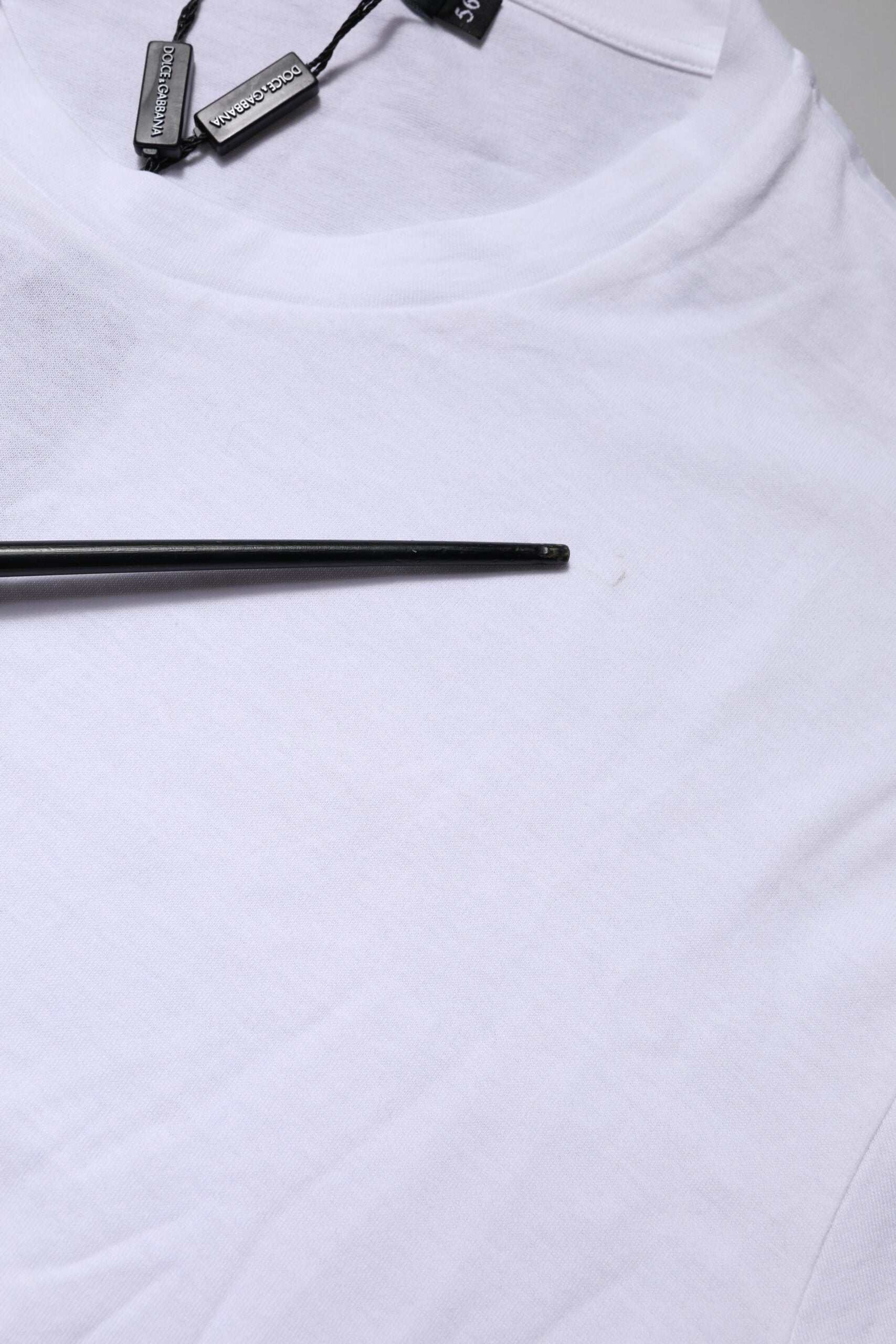 Dolce & Gabbana White DG LOVE Patch Short Sleeves T-shirt