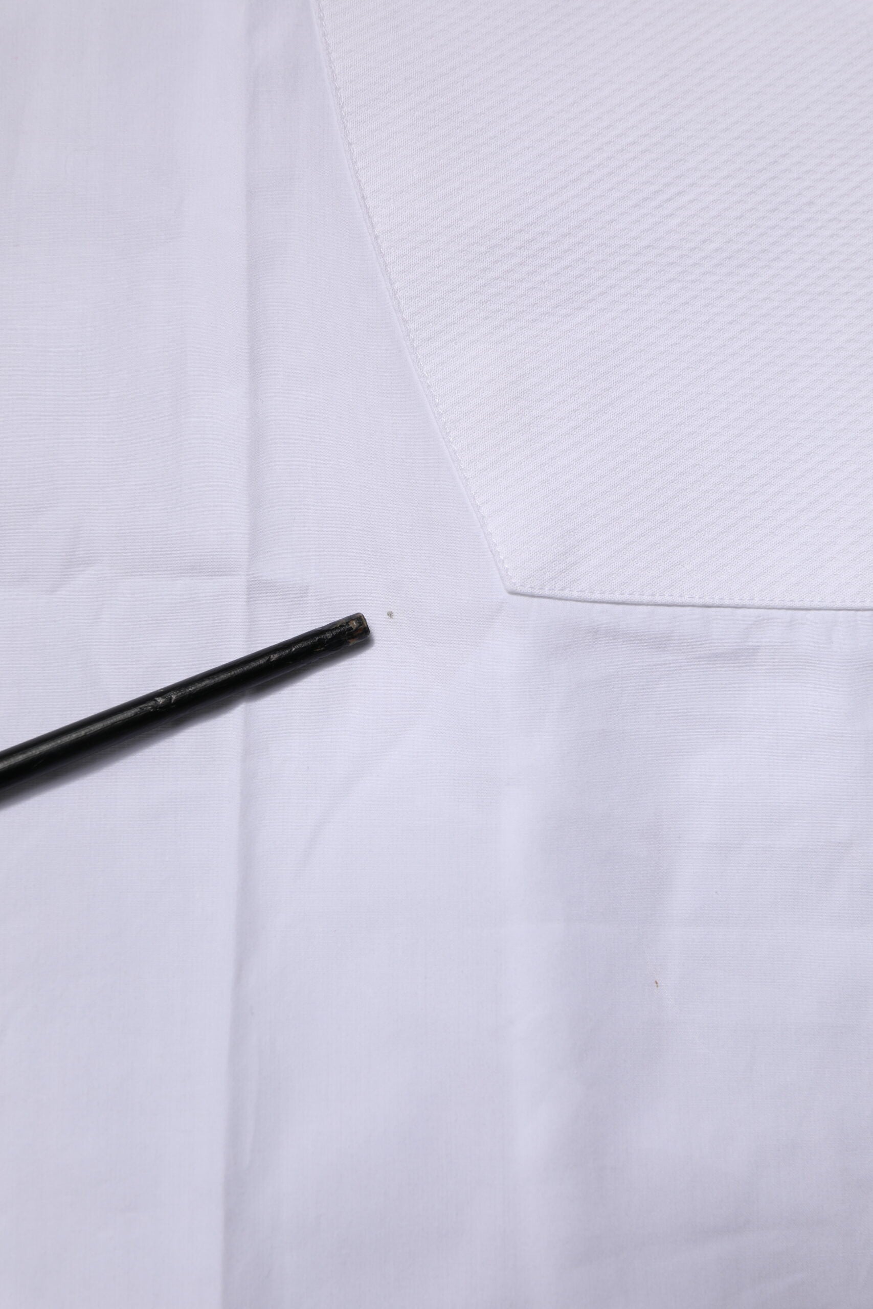 Dolce & Gabbana White Bib Cotton Poplin GOLD Formal Shirt