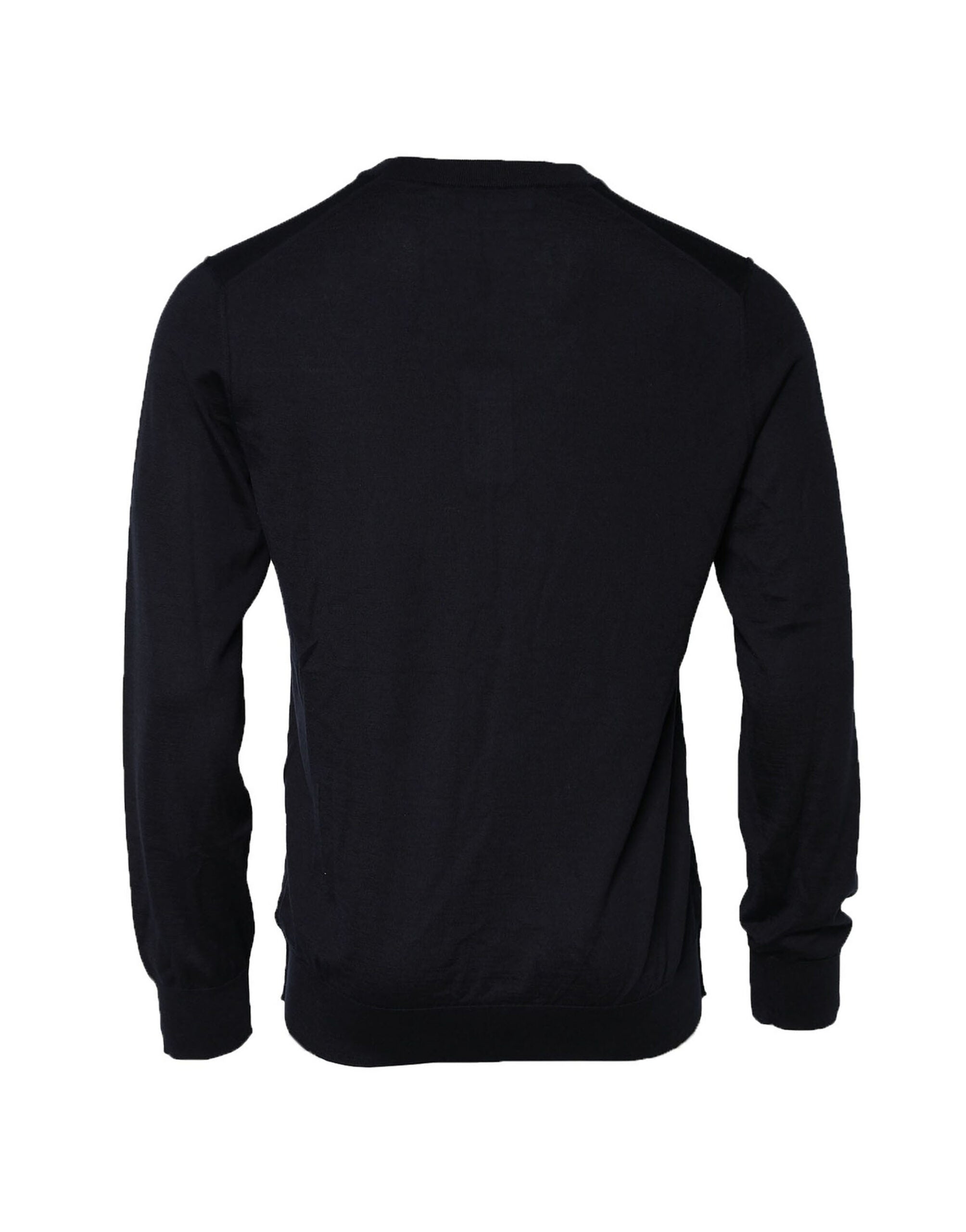 Dolce & Gabbana Black Cashmere Crew Neck Sweatshirt Sweater