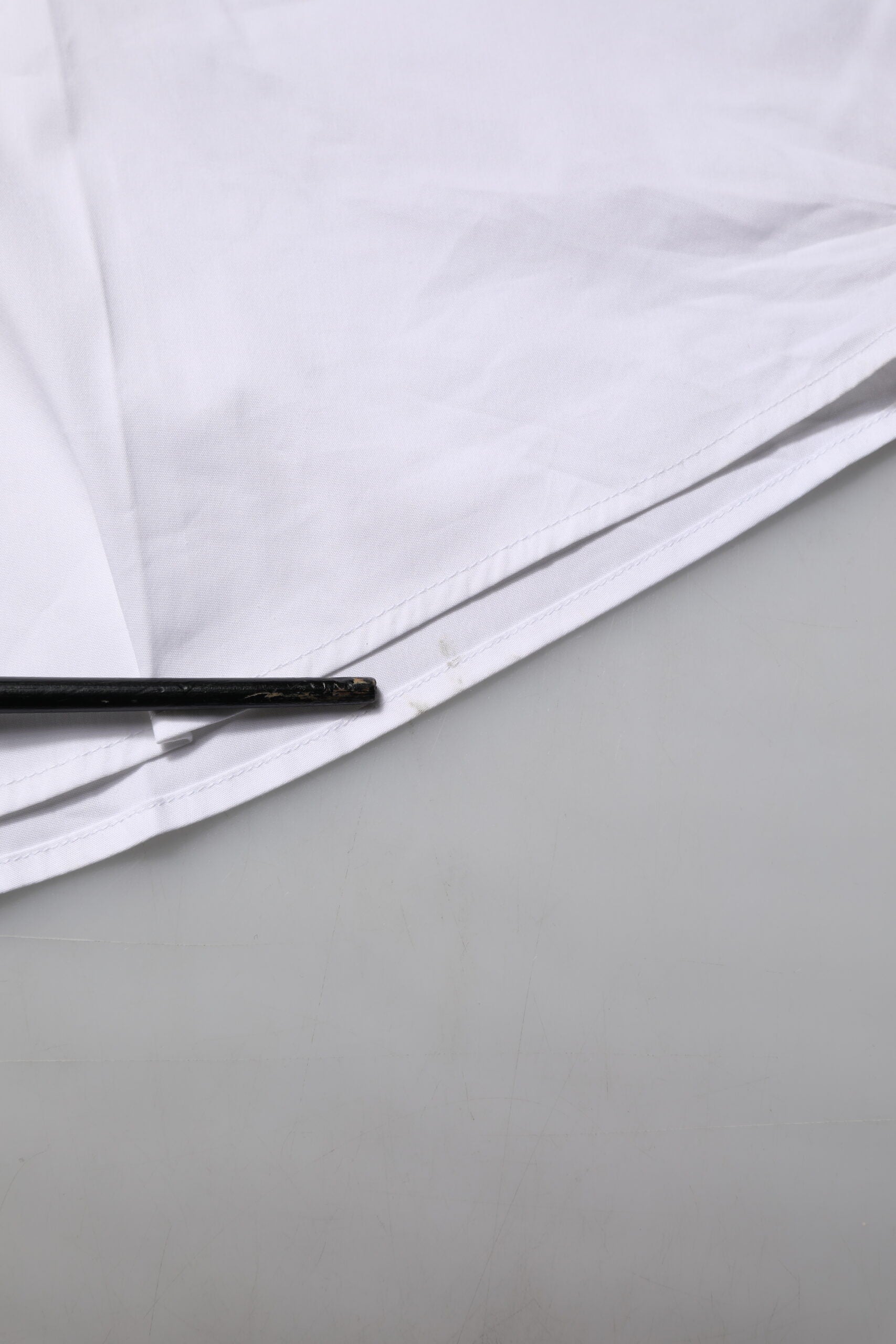 Dolce & Gabbana White Cotton GOLD Long Sleeves Formal Shirt