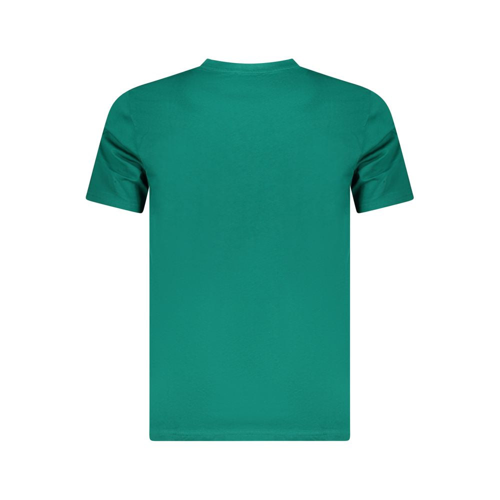 Elevate your wardrobe with the CAVALLI CLASS Verde Cotton Men T-Shirt, a luxurious blend of 100% cotton, embodying sophistication and timeless style for the discerning individual.