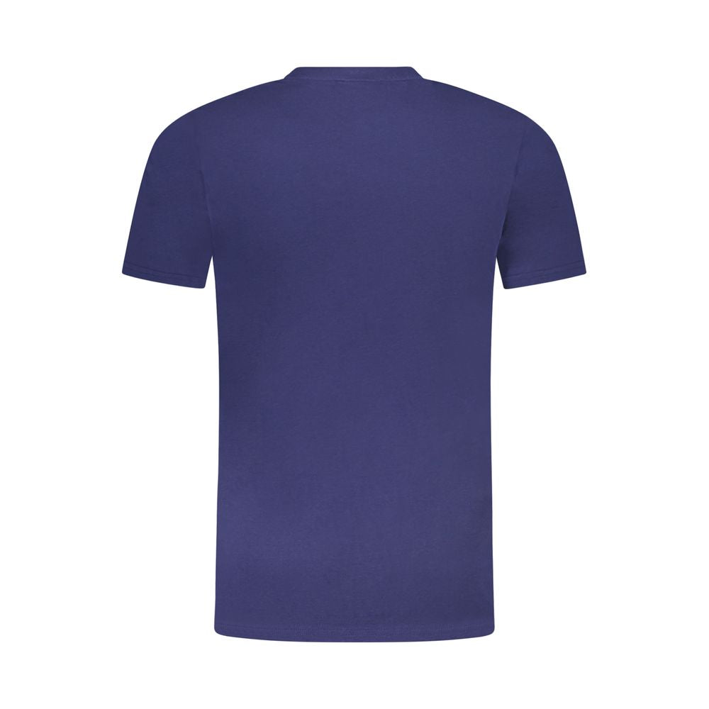 Discover the CAVALLI CLASS Blu Cotton Men T-Shirt, a luxurious blend of 100% Cotone, embodying sophistication and timeless elegance for the discerning individual.