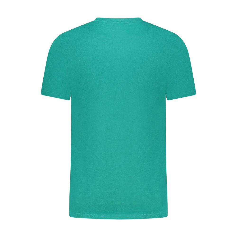 Elevate your wardrobe with the Cavalli Class Verde Cotton Men T-Shirt, a luxurious blend of comfort and style, perfect for the discerning individual.