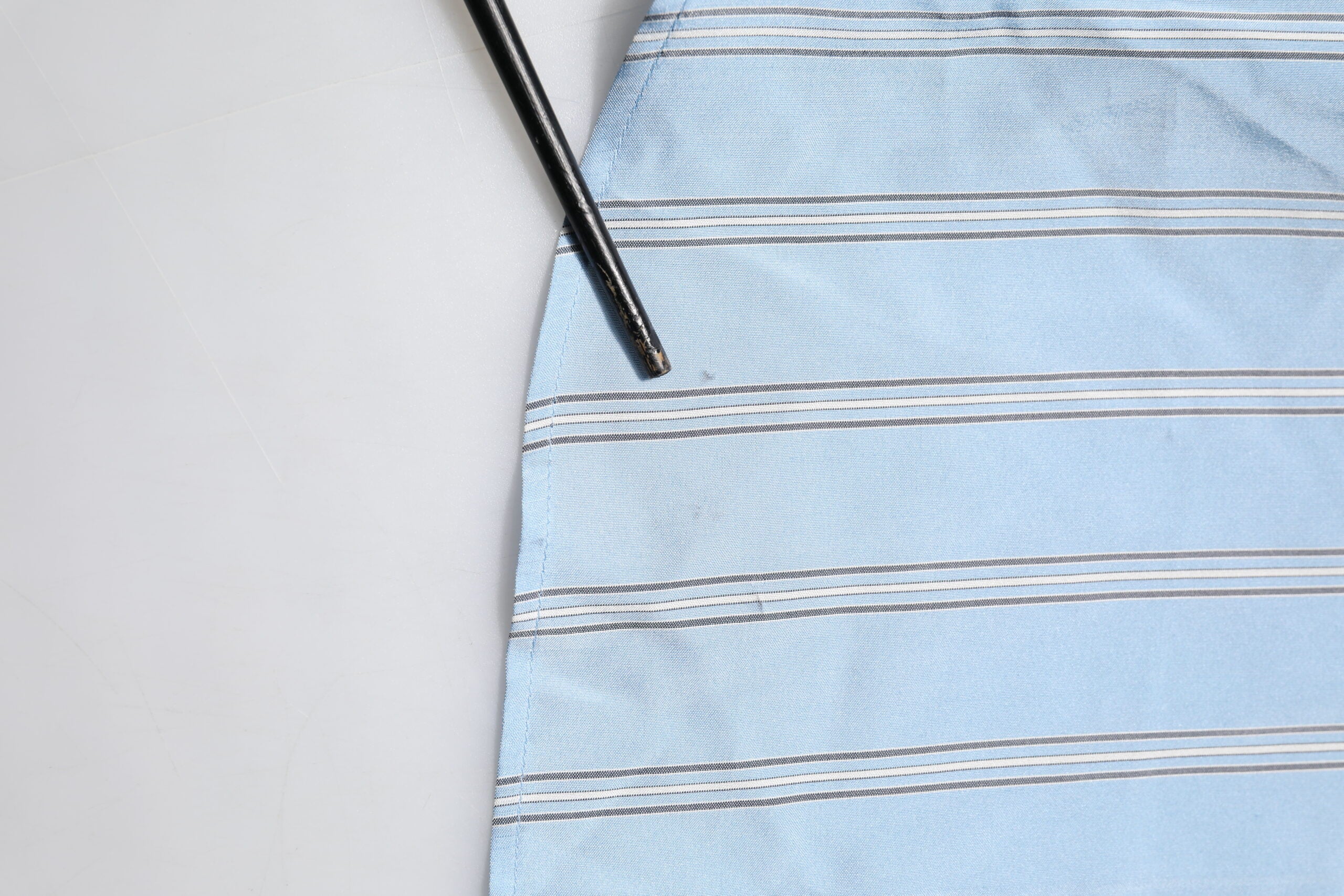 Dolce & Gabbana Blue Striped MARTINI Long Sleeve Dress Shirt