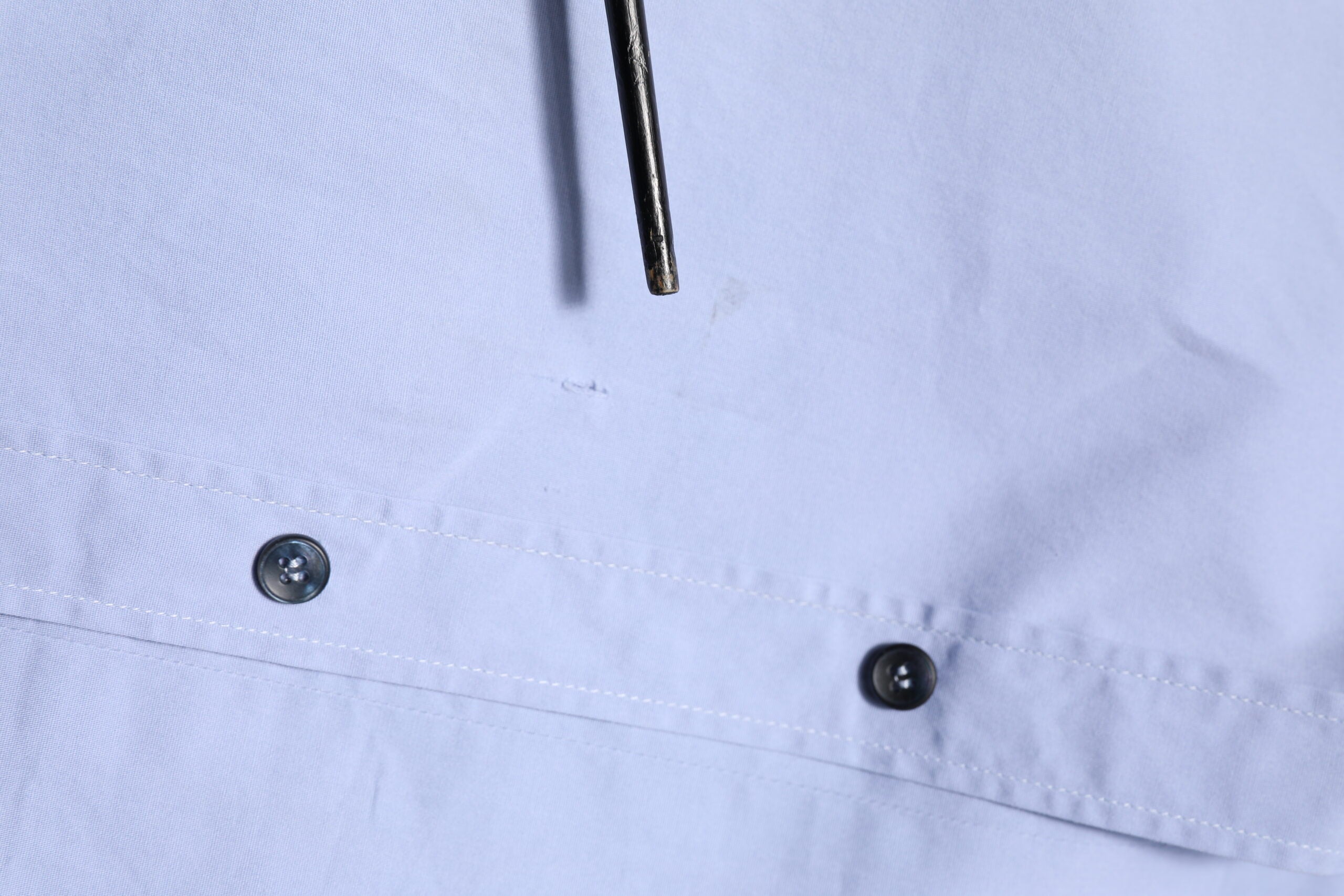 Dolce & Gabbana Blue Cotton GOLD Long Sleeves Dress Shirt