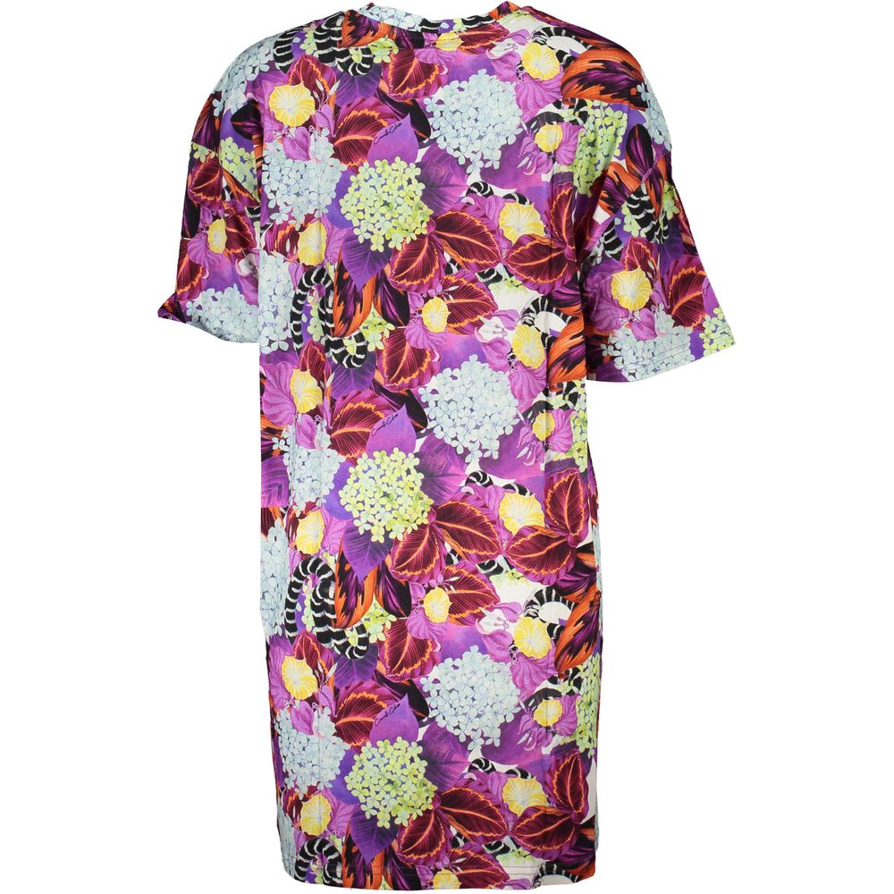 Discover the Cavalli Class Viola Cotton Women Dress, a luxurious blend of cotton and polyester, embodying sporty elegance and sophisticated charm for the discerning individual.