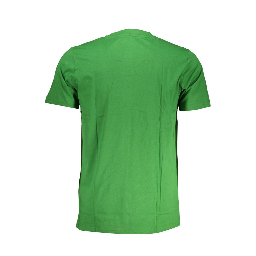 Discover the CAVALLI CLASS Verde Cotton Men T-Shirt, a luxurious statement piece crafted from 100% Cotone, embodying elegance and sophistication for the discerning individual.