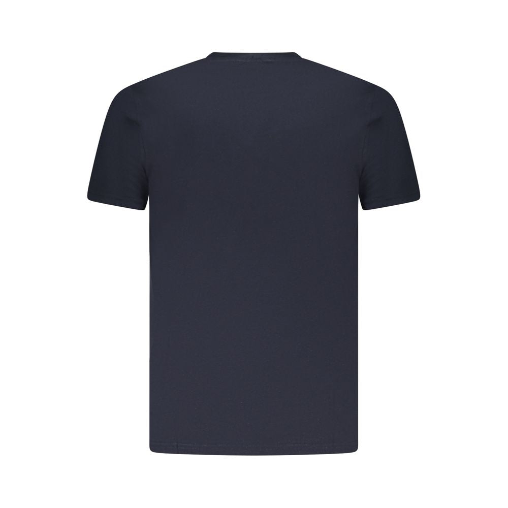 Elevate your wardrobe with the Cavalli Class Blue Cotton Men T-Shirt, a luxurious blend of comfort and style, crafted for the discerning individual.