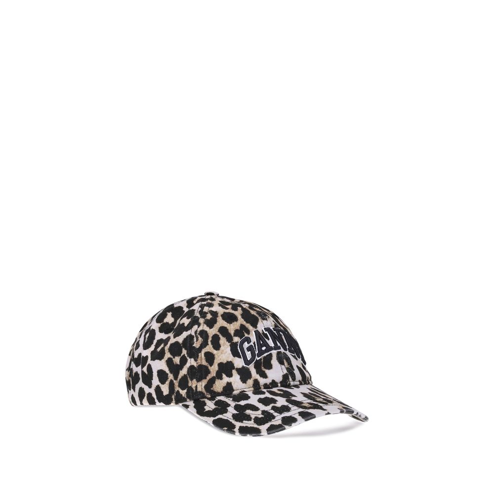Ganni Multicolor Cotton Cap - Luxe Urban Chic Accessory