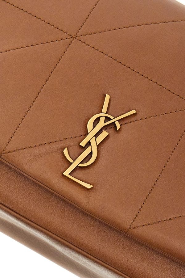 Saint Laurent Brown Lamb Leather Jamie 4.3 Small Shoulder bag - DEA STILOSA MILANO