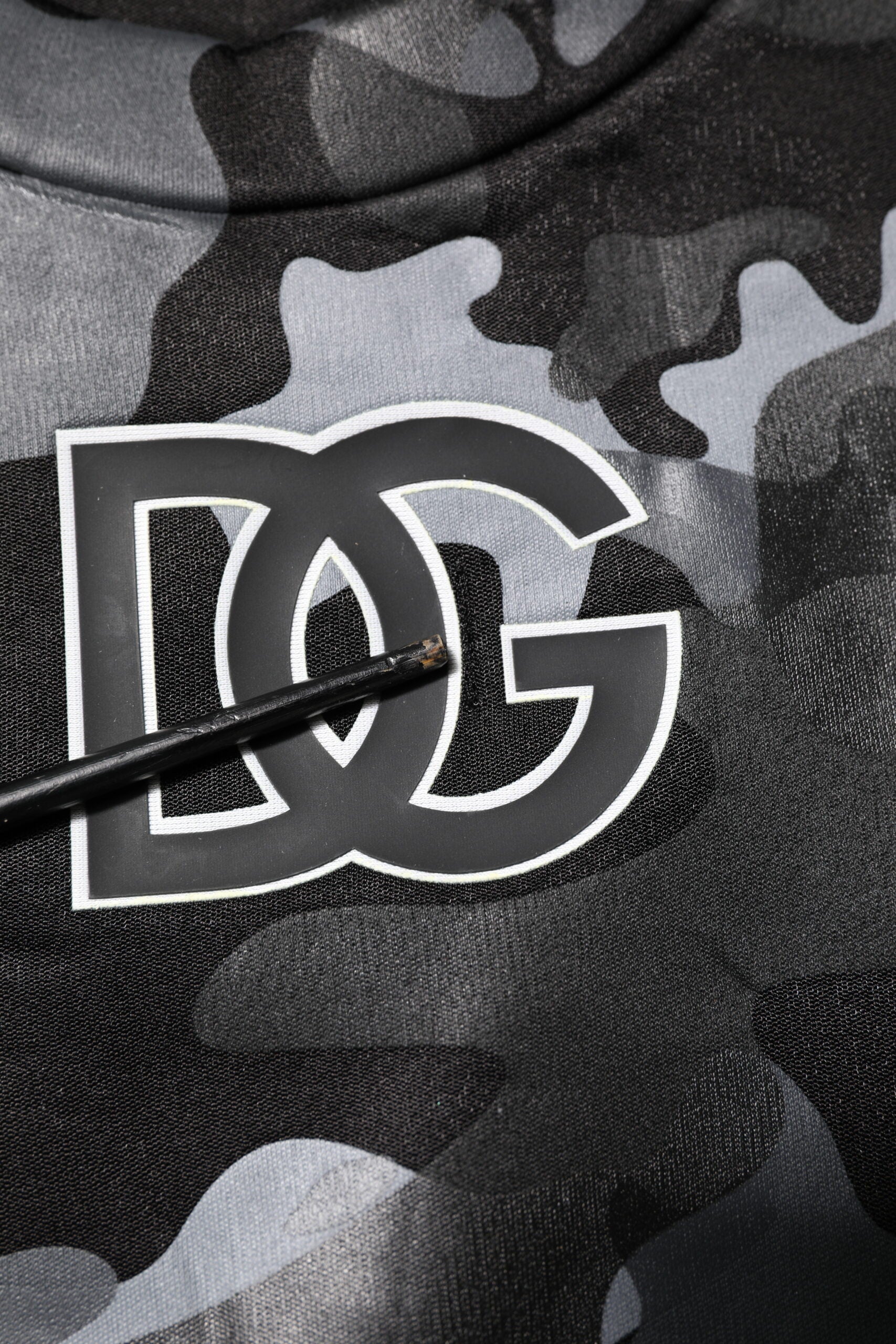 Dolce & Gabbana Black Camouflage Pullover Sweatshirt Sweater