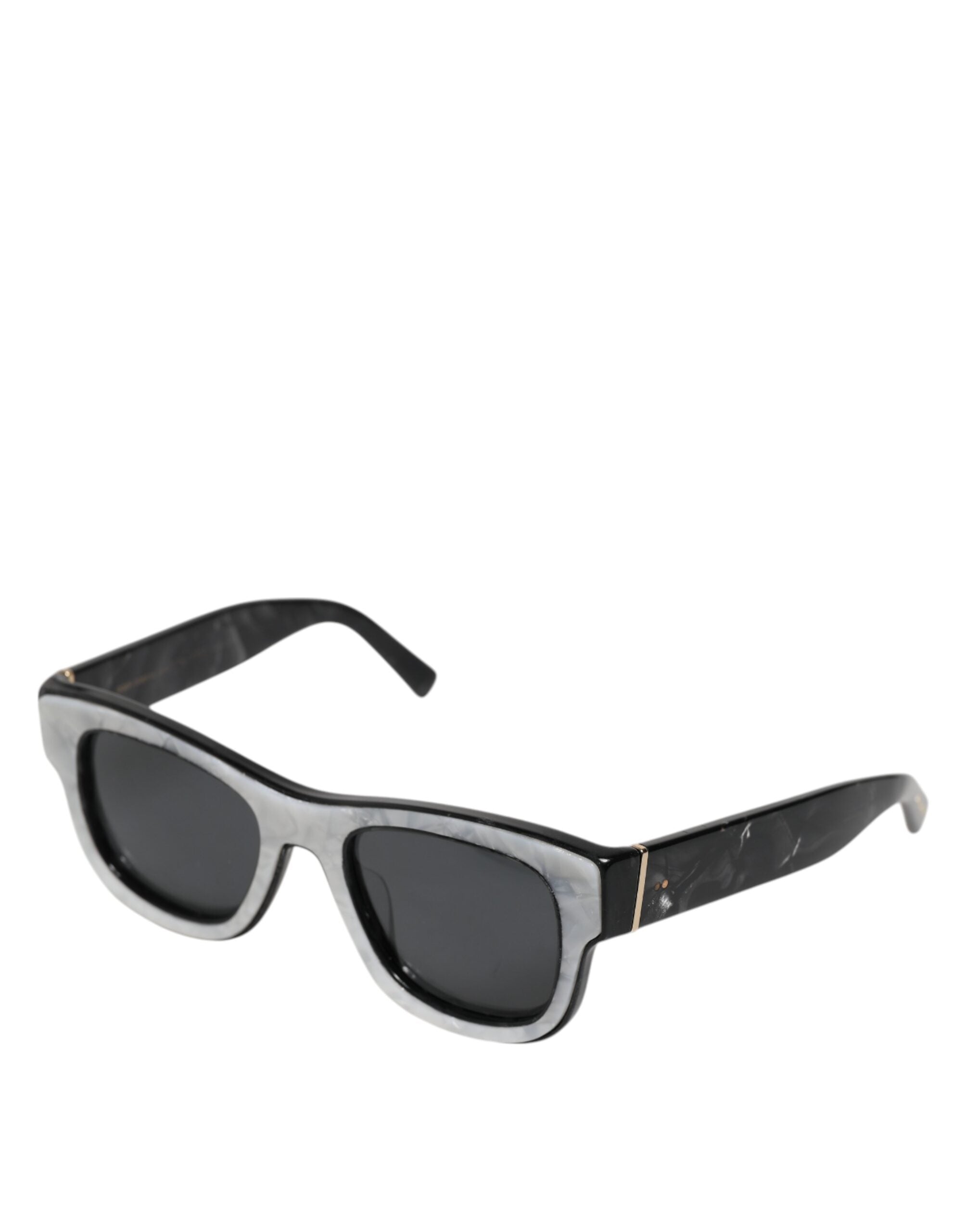 Dolce & Gabbana Pearl White Acetate Frame Domenico Shade Sunglasses
