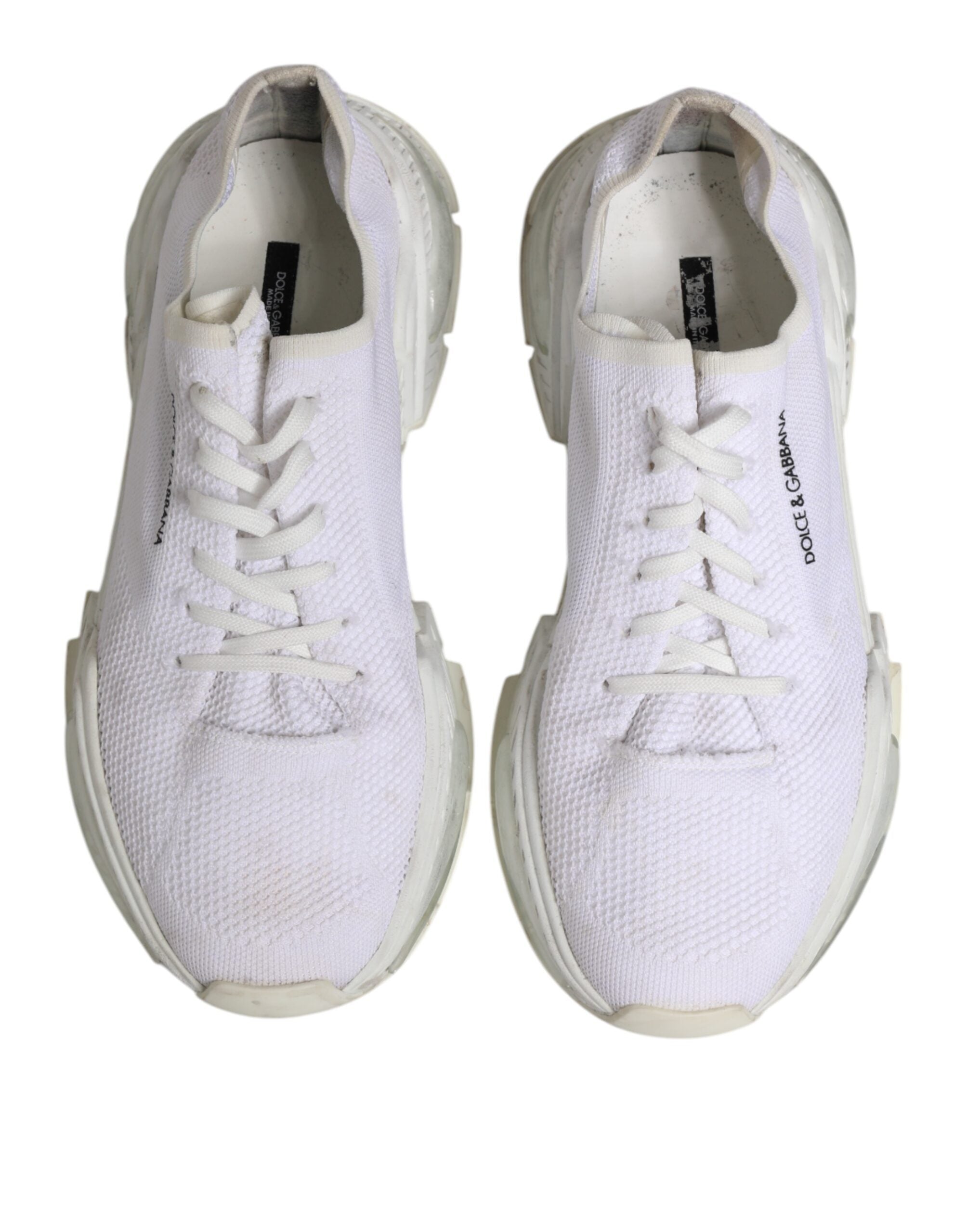 Dolce & Gabbana White Airmaster Low Top Men Sneakers Shoes