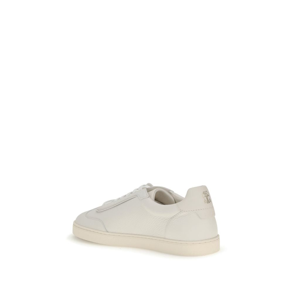 Brunello Cucinelli White Rubber Low Top Sneakers