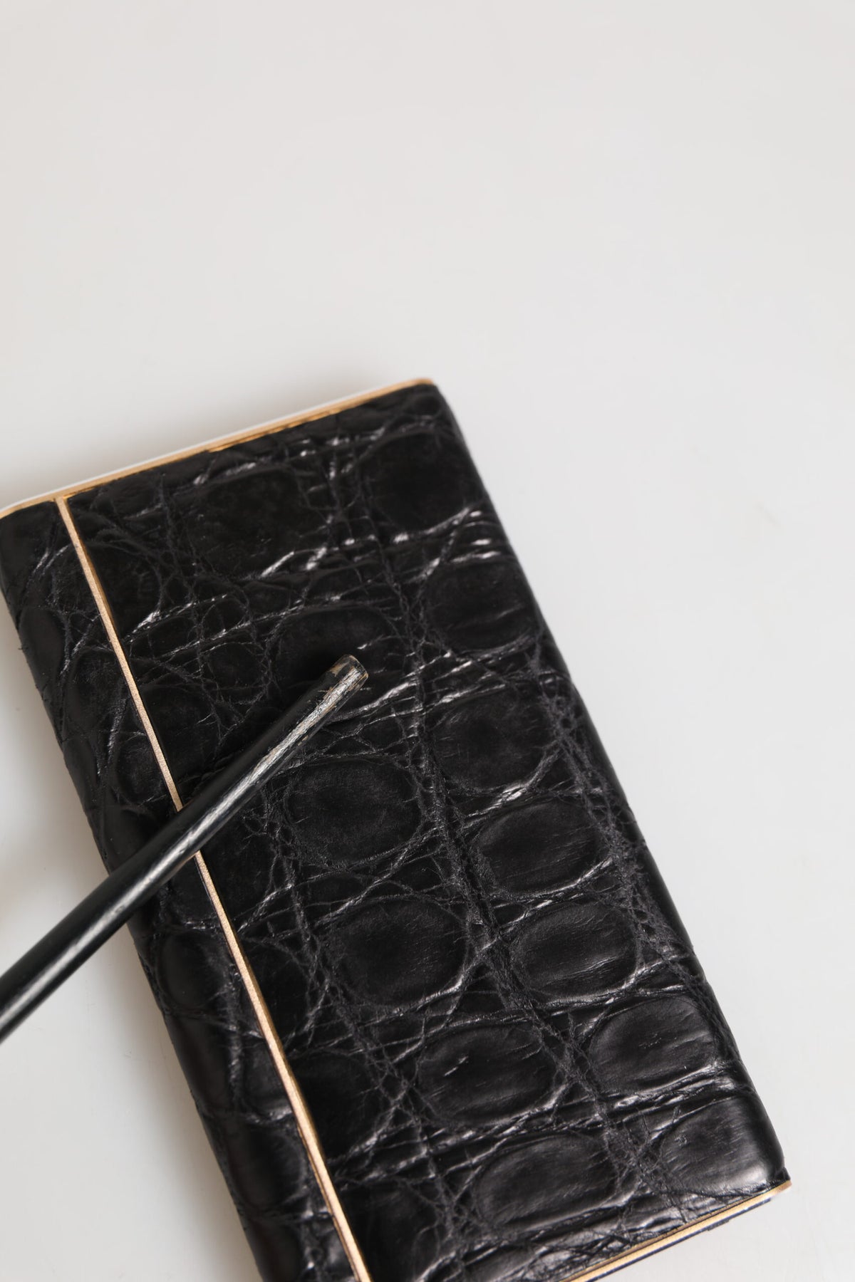 Experience the exquisite Dolce & Gabbana Black Leather Embossed Skin Power Bank, a perfect blend of luxury and functionality, crafted for the discerning individual.