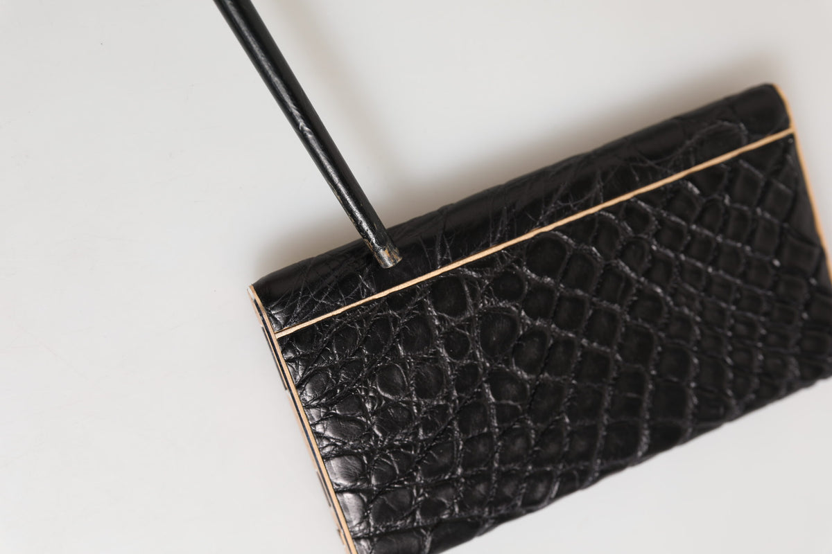 Indulge in the exquisite Dolce & Gabbana Black Exotic Leather Embossed Power Bank, where luxurious craftsmanship meets essential functionality for the discerning individual.