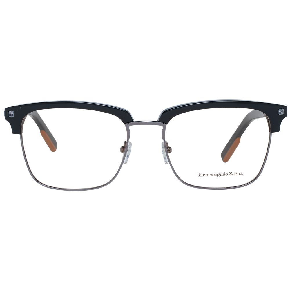 Ermenegildo Zegna Black Men Optical Frames - DEA STILOSA MILANO