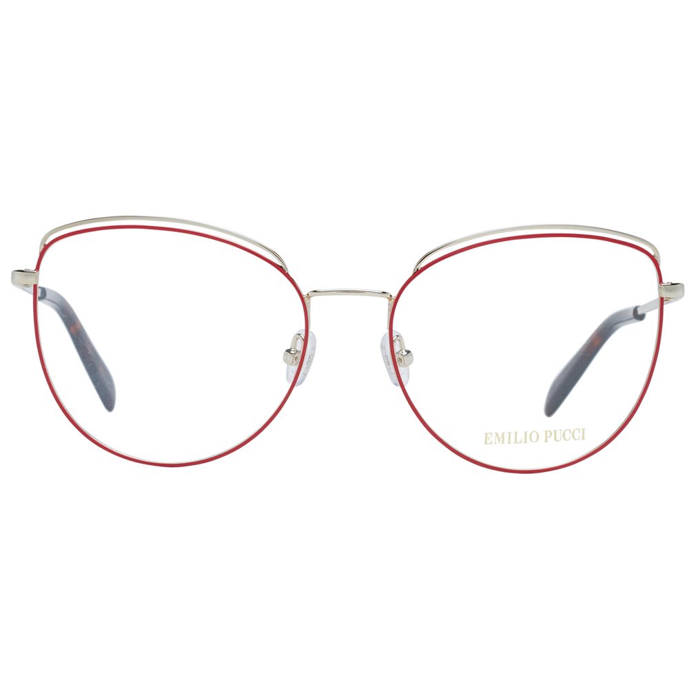 Emilio Pucci Red Women Optical Frames - DEA STILOSA MILANO