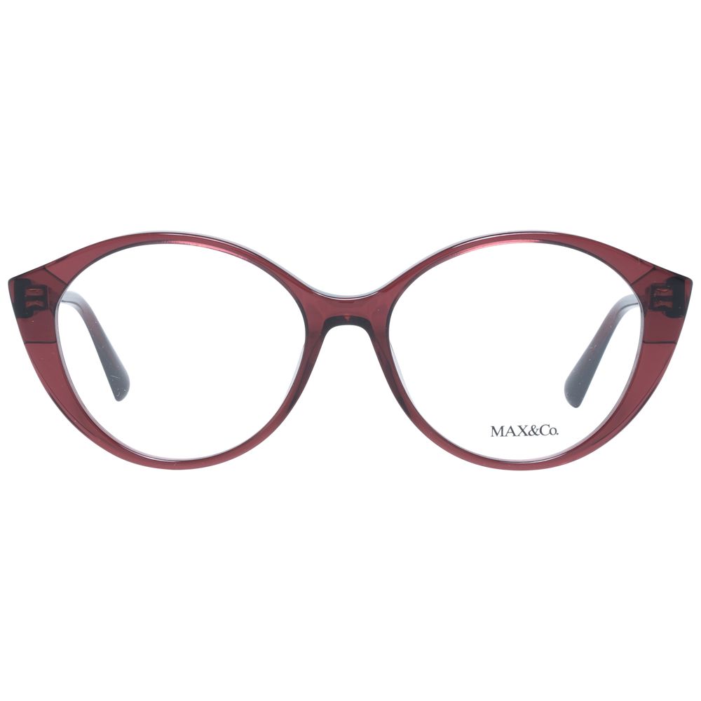 Max & Co Burgundy Women Optical Frames - DEA STILOSA MILANO