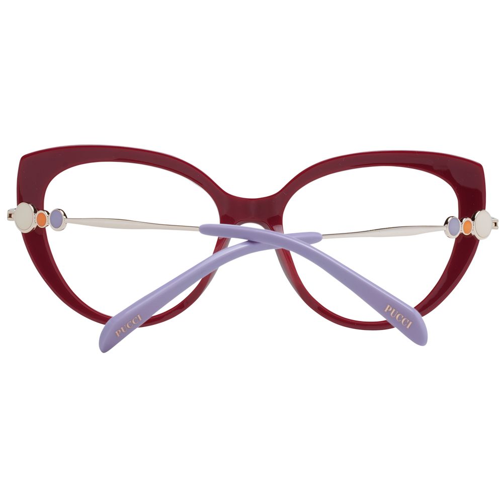 Emilio Pucci Red Women Optical Frames - DEA STILOSA MILANO