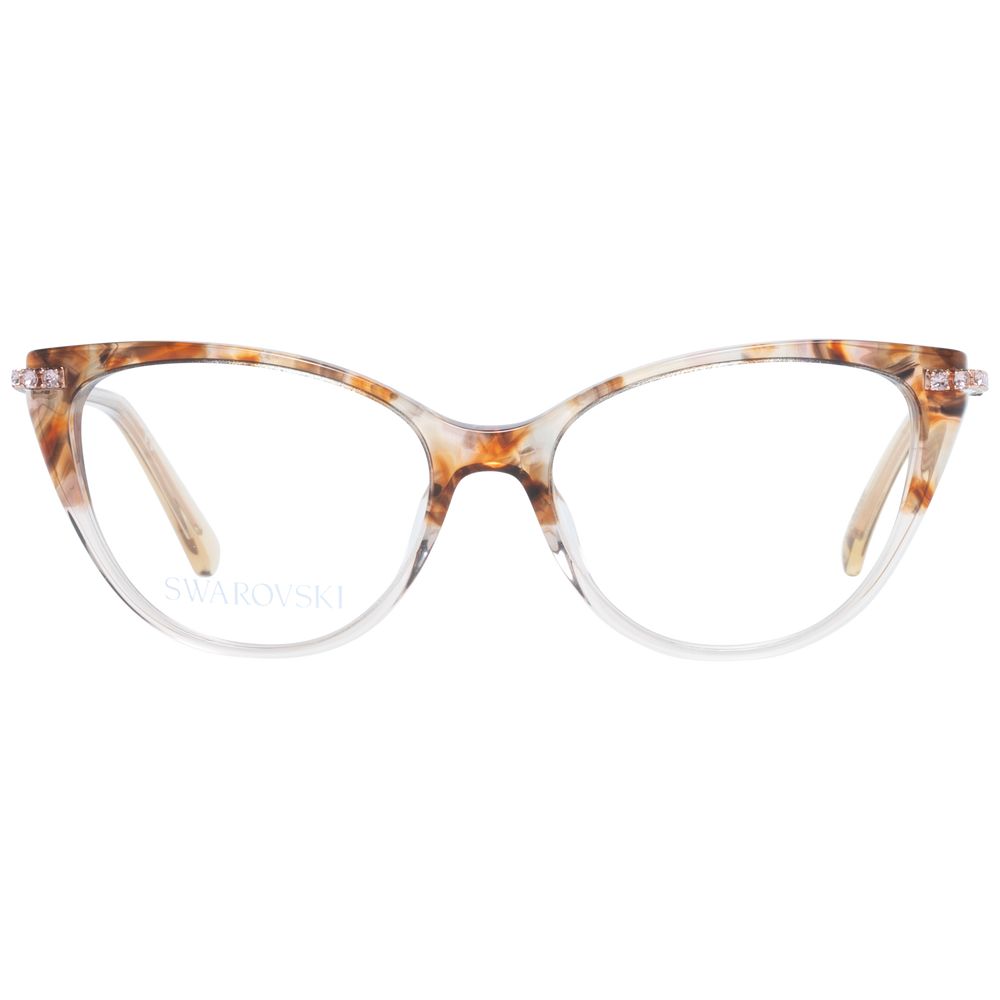 Swarovski Brown Women Optical Frames - DEA STILOSA MILANO