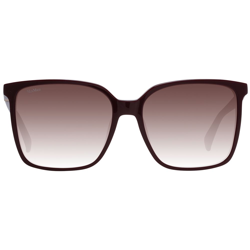 Max Mara Burgundy Women Sunglasses - DEA STILOSA MILANO