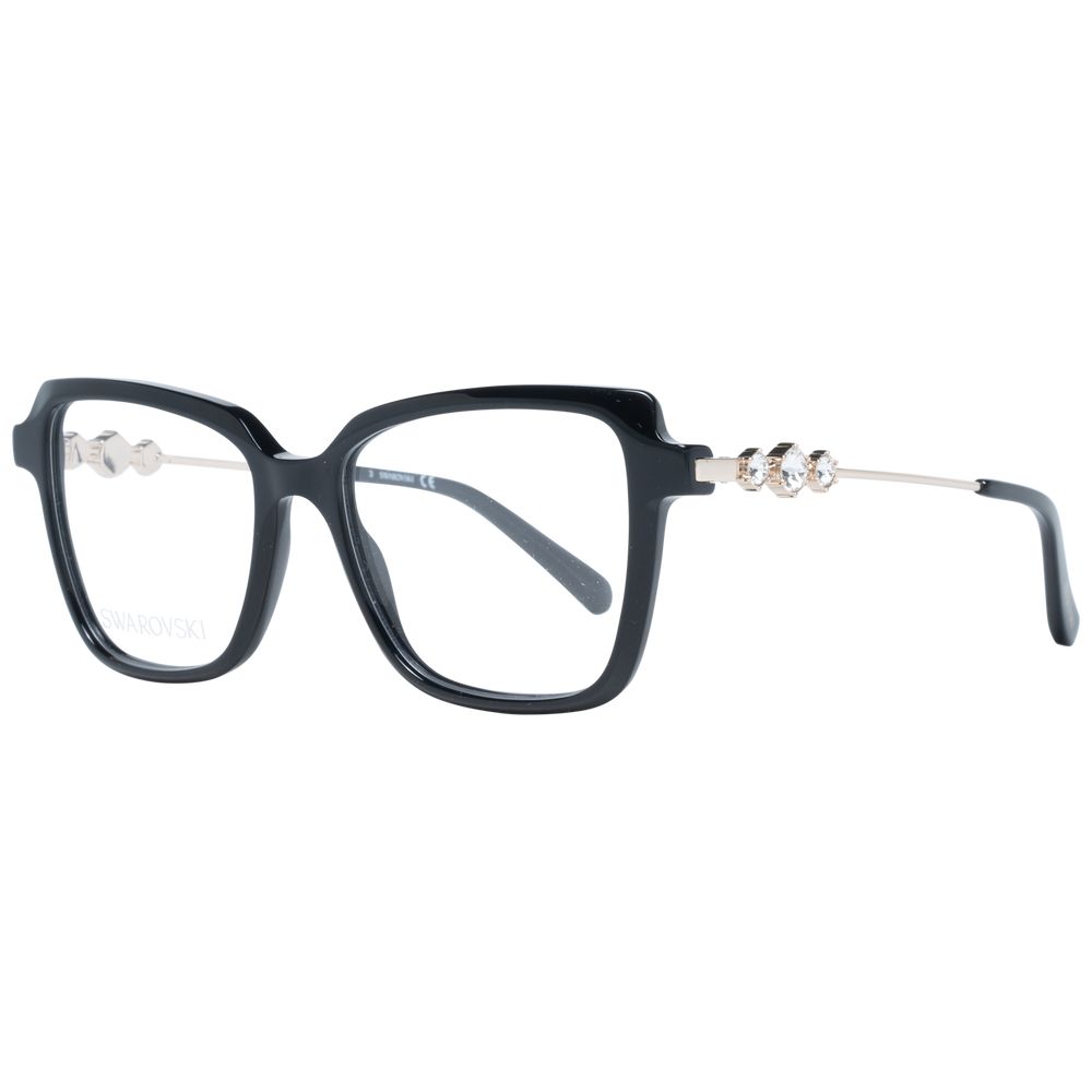 Swarovski Black Women Optical Frames - DEA STILOSA MILANO
