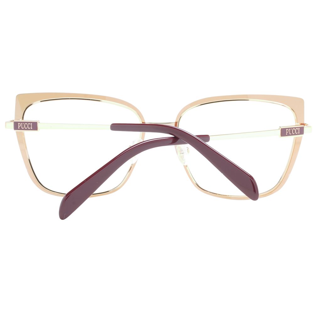 Emilio Pucci Gold Women Optical Frames - DEA STILOSA MILANO