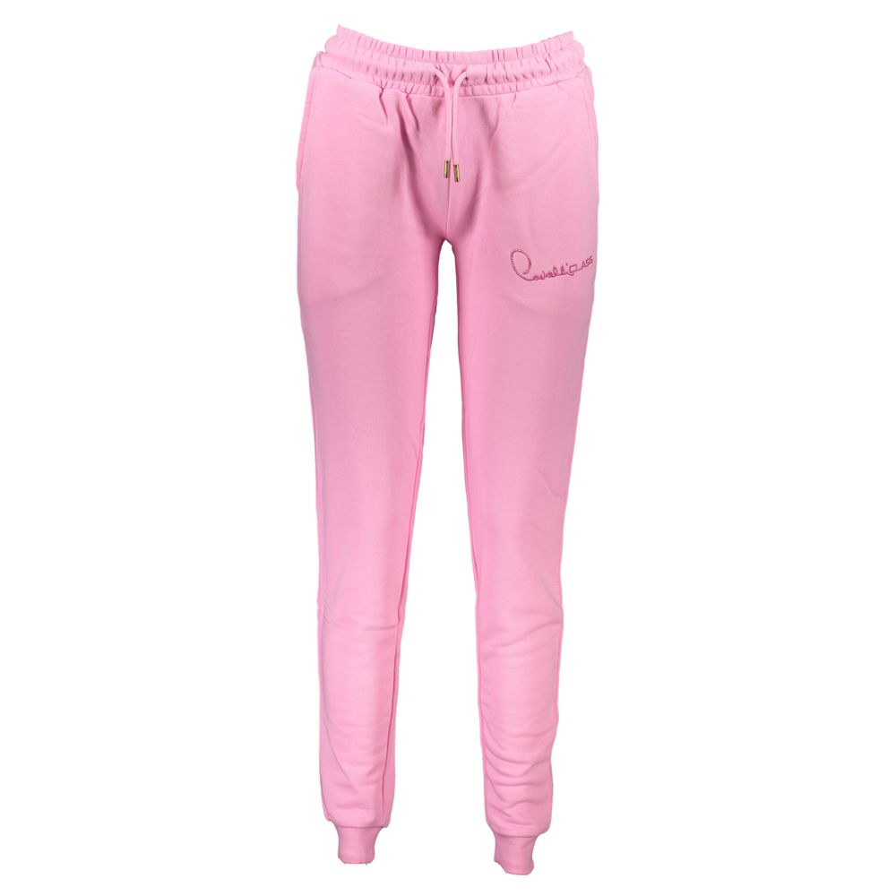 Discover the Cavalli Class Rosa Cotton Women's Trouser, a luxurious blend of comfort and elegance, perfect for those who appreciate refined craftsmanship and sophisticated style.